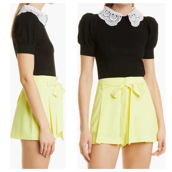 ALICE + OLIVIA Chase Eyelet Collar Sweater - Picture 6 of 12